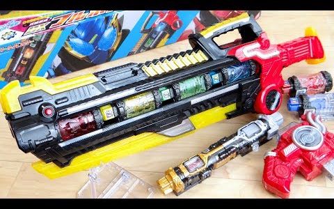 【雷欧生肉】加农 ・巨剑2种形态变形 & 瓶罐装填有5種必殺技! DX满装瓶罐破坏者 发表! 假面骑士build 兔兔・坦坦形态専用武器